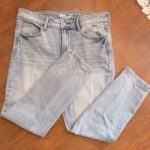 Old Navy Power slim straight high rise jeans with secret slim pockets sz. 12.